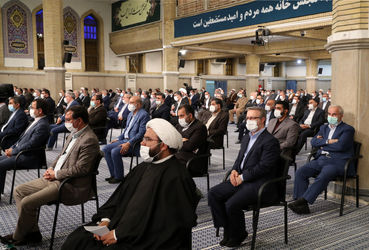 دیدار رئیس و نمایندگان مجلس شورای اسلامی با رهبر معظم انقلاب/گزارش تصویری