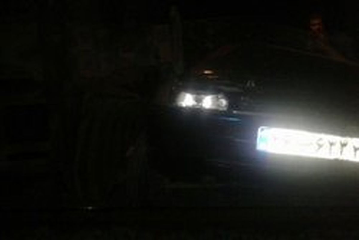 برخورد قطار مسافری با پژو۴۰۵ 