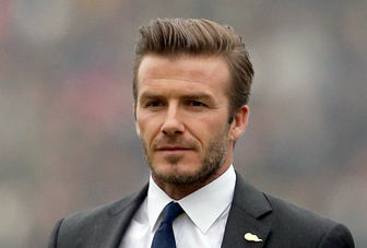 تقلب جالب دیوید بکام در سال نو میلادی+ عکس