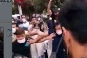 کشیدن چادر از سر یک خانم محجبه+فیلم