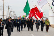 ازدحام زائران اربعین در مرز مهران