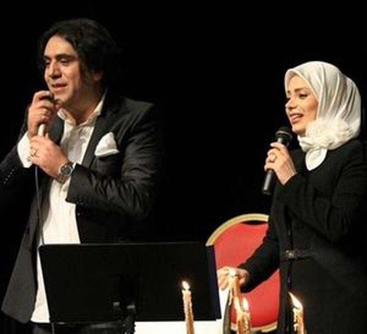 ازدواج خانم مجری با خواننده معروف؟/ عکس