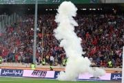 پرتاب نارنجک توسط هواداران پرسپولیس