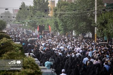 مراسم تشییع پیکر شهید صیاد خدایی/گزارش تصویری