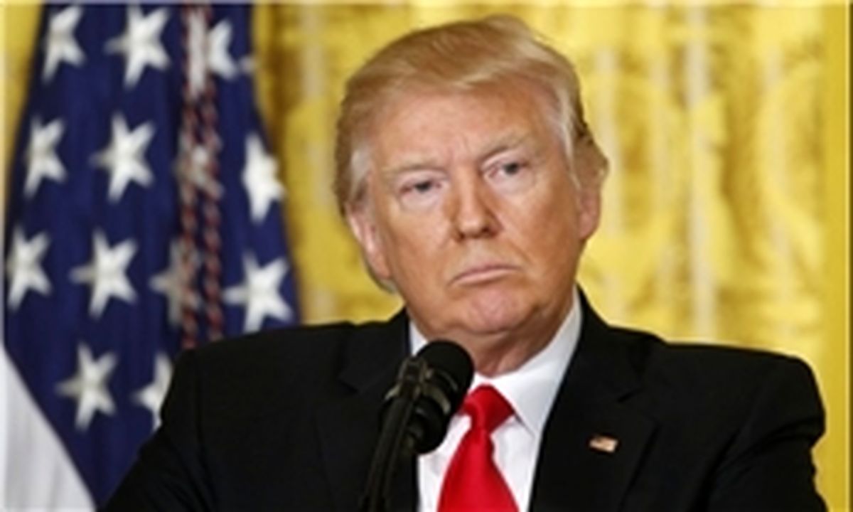 تفاوت مغز و زبان ترامپ/کاریکاتور