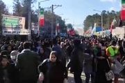 فیلم جدید انفجار در سالگرد حاج قاسم در کرمان امروز