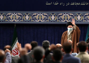دیدار جمعی از کارگران با رهبر معظم انقلاب اسلامی