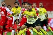 تساوی پرسپولیس و سپاهان در دیدار معوقه هفته هفتم لیگ برتر/ گزارش تصویری