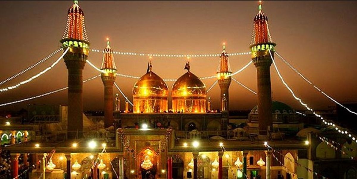 نمایی بسیار زیبا از حرم امامین کاظمین(ع) /عکس