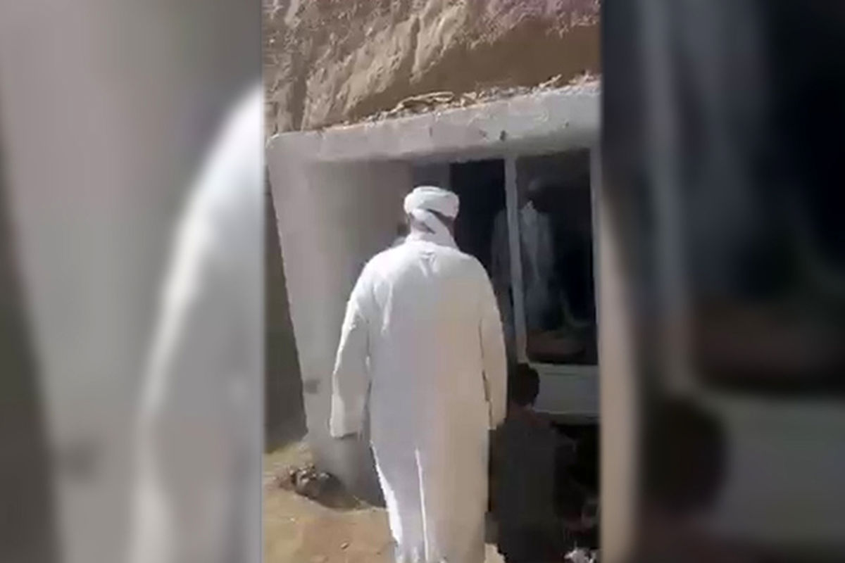مخفیگاه ها و مدارس طالبان در دل کوه+فیلم