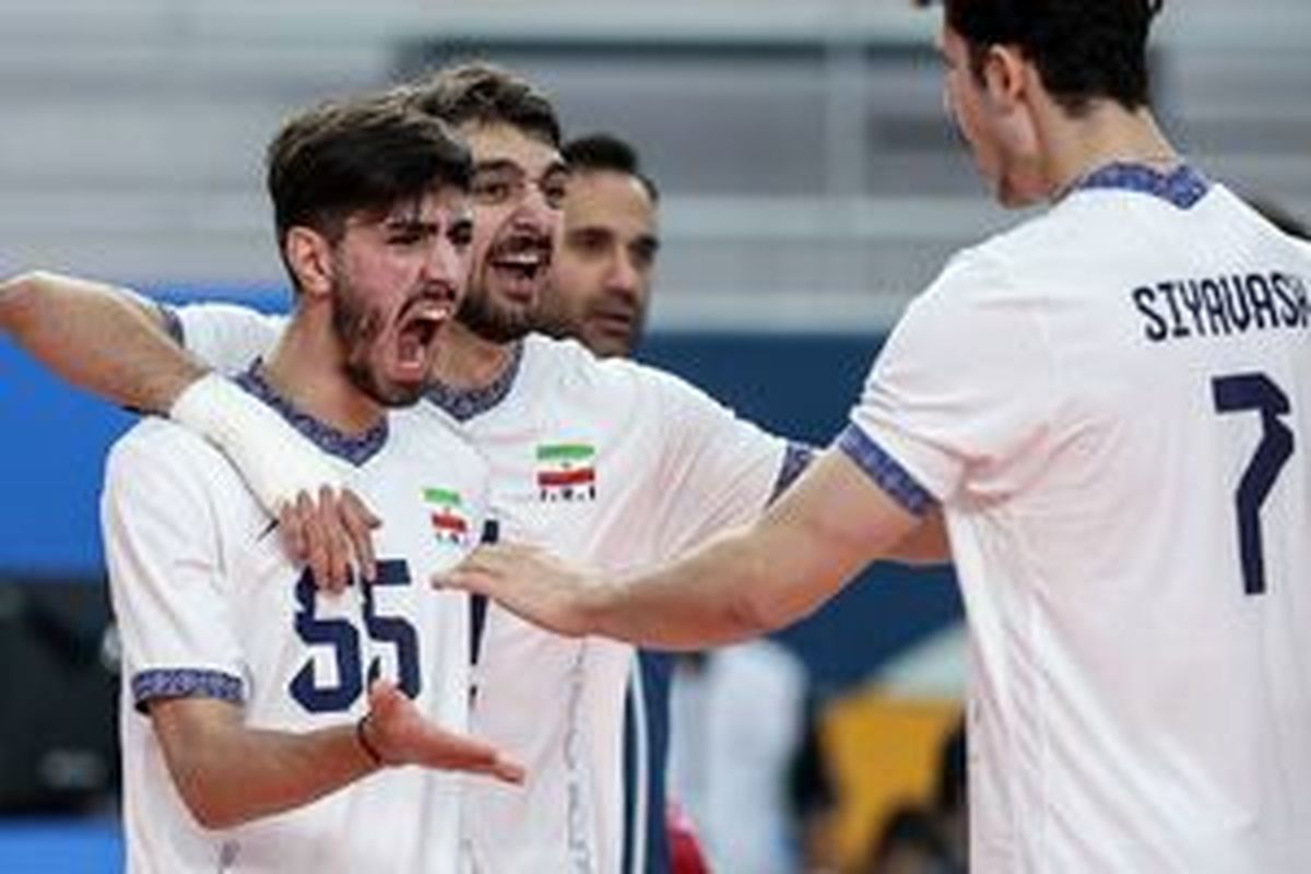 قهرمانی والیبال ایران در بازی‌های آسیایی جوانان 