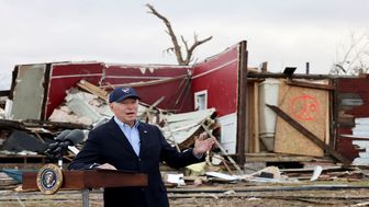 واکنش بایدن به ویرانی های ایجاد شده در  کنتاکی