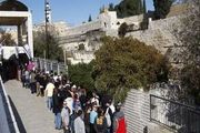 اقدام بی‌شرمانه صهیونیستها اطراف مسجد الاقصی