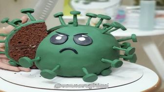 بفرمایید کیک کرونا یا کیک کرونایی؟ /پدیده نوظهور جشن کرونا