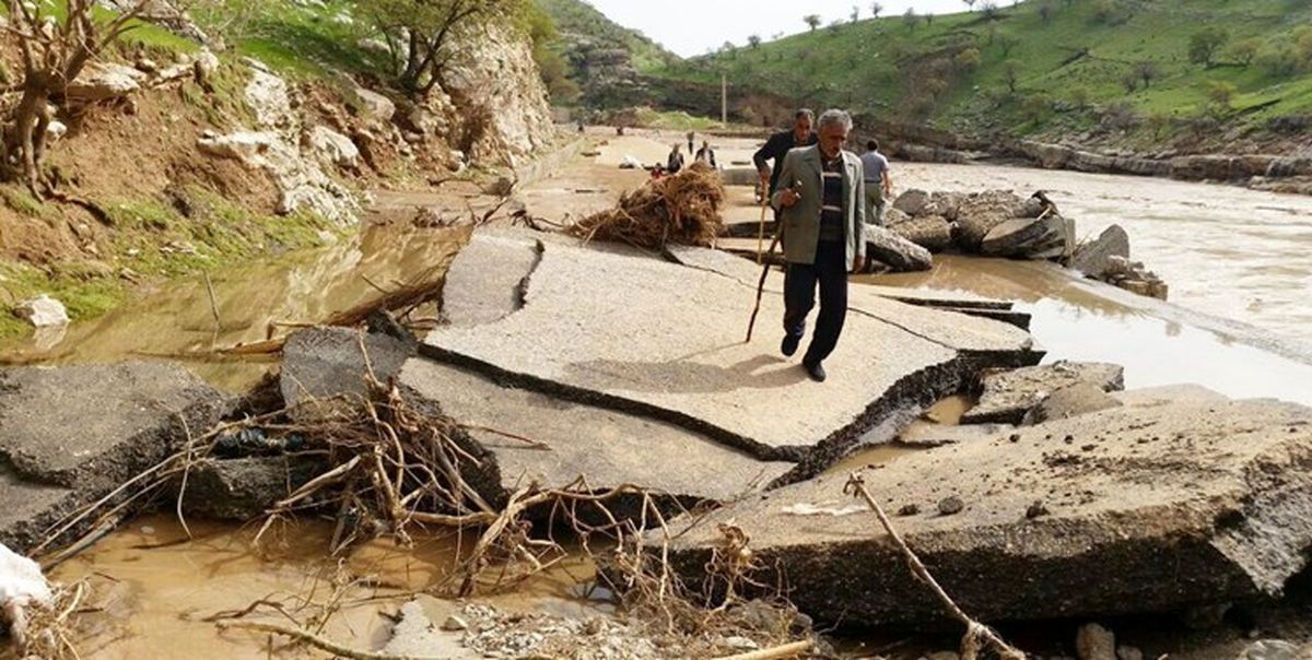 تصاویر جدید از خسارت سیل در پلدختر و چم مهر