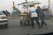اقدام زیبای مامور راهنمایی و رانندگی/ عکس