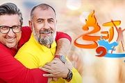 زورآزمایی جوانان ورزشکار در مسابقه «آب و آتش»