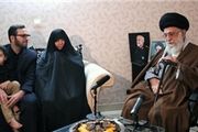 حاشیه‌ حضور رهبر انقلاب در منزل سردار شهید همدانی