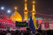 شور عاشقان حسینی در حرم یار /گزارش تصویری