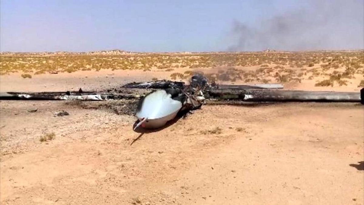 سقوط پهپاد آمریکایی در عراق