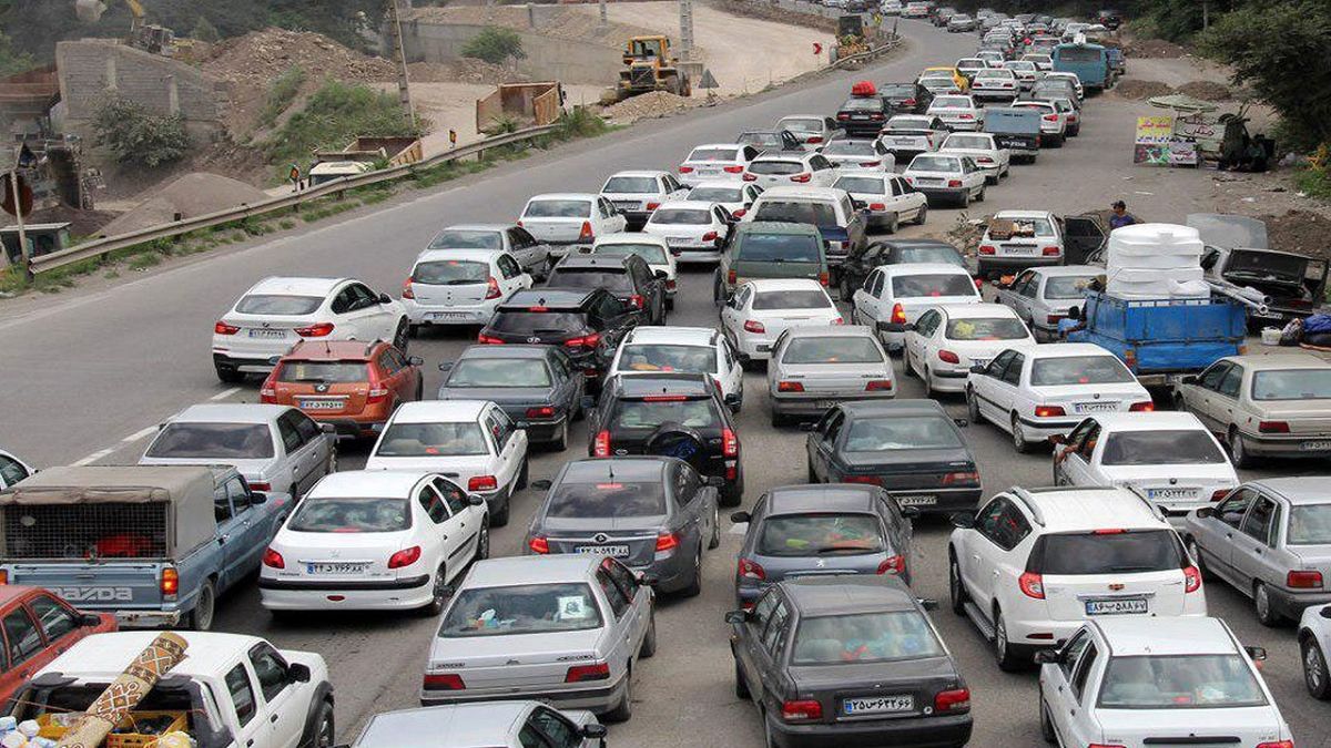 ترافیک سنگین در محور‌های شمالی
