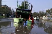جاری شدن آب جوی در خیابان های پارس آباد + تصاویر