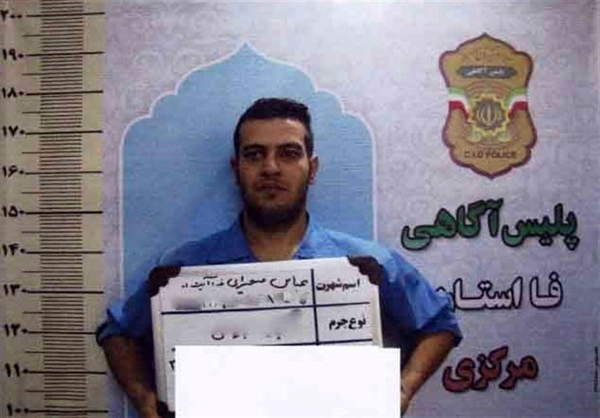تصویر چهره قاتل حادثه مرگبار اراک جهت شناسایی مردمی منتشر شد+تصویر 