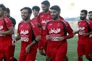 بازیکنان پرسپولیس در عجیب‌ترین تمرین+ عکس