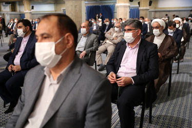 دیدار رئیس و نمایندگان مجلس شورای اسلامی با رهبر معظم انقلاب/گزارش تصویری