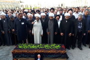 مهدوی دامغانی در حرم امام رضا(ع) به خاک سپرده شد