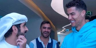 استقبال نخست وزیر امارات از ستاره منچستر+عکس