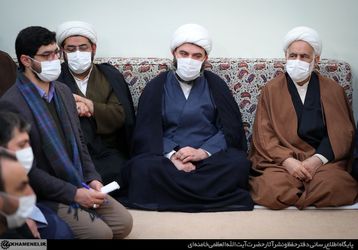 دیدار جمعی از مسئولان سازمان تبلیغات اسلامی با رهبر انقلاب/گزارش تصویری